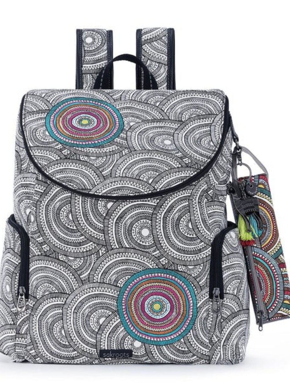 Sakroots Artist Circle Pacific Backpack w Pencil Case